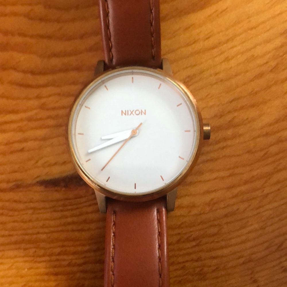 Nixon Kensingston Leather Watch